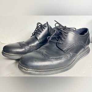 Cole Haan Original Grand Shortwing Oxford Black C27984 Mens 9.5 Dress Shoes